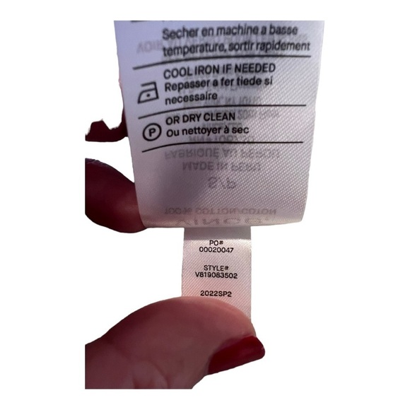 Vince Peruvian Cotton Front Tie Waist T-Shirt Dress Style # V819083502 Small - Picture 8 of 15